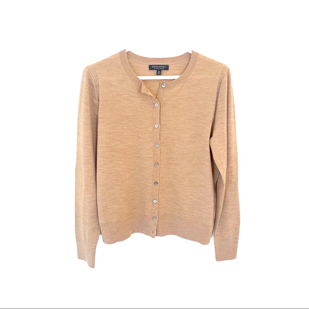 Banana Republic Tan Cardigan